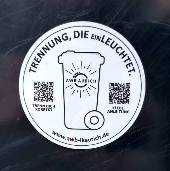 Reflektoraufkleber Detail